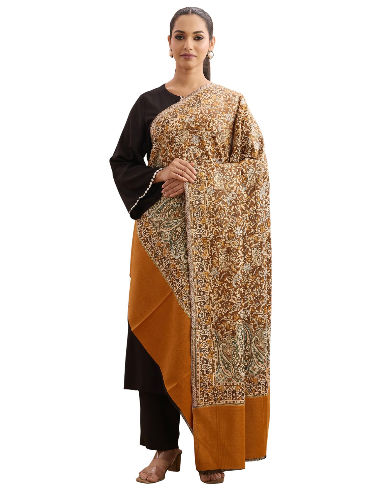 Stylish Shawl for Women – Lightweight, Cozy & Fashionable | Ethnic & Modern Printed, Scarf or Stole for Casual & Formal Wear | Winter Shawls for Ladies