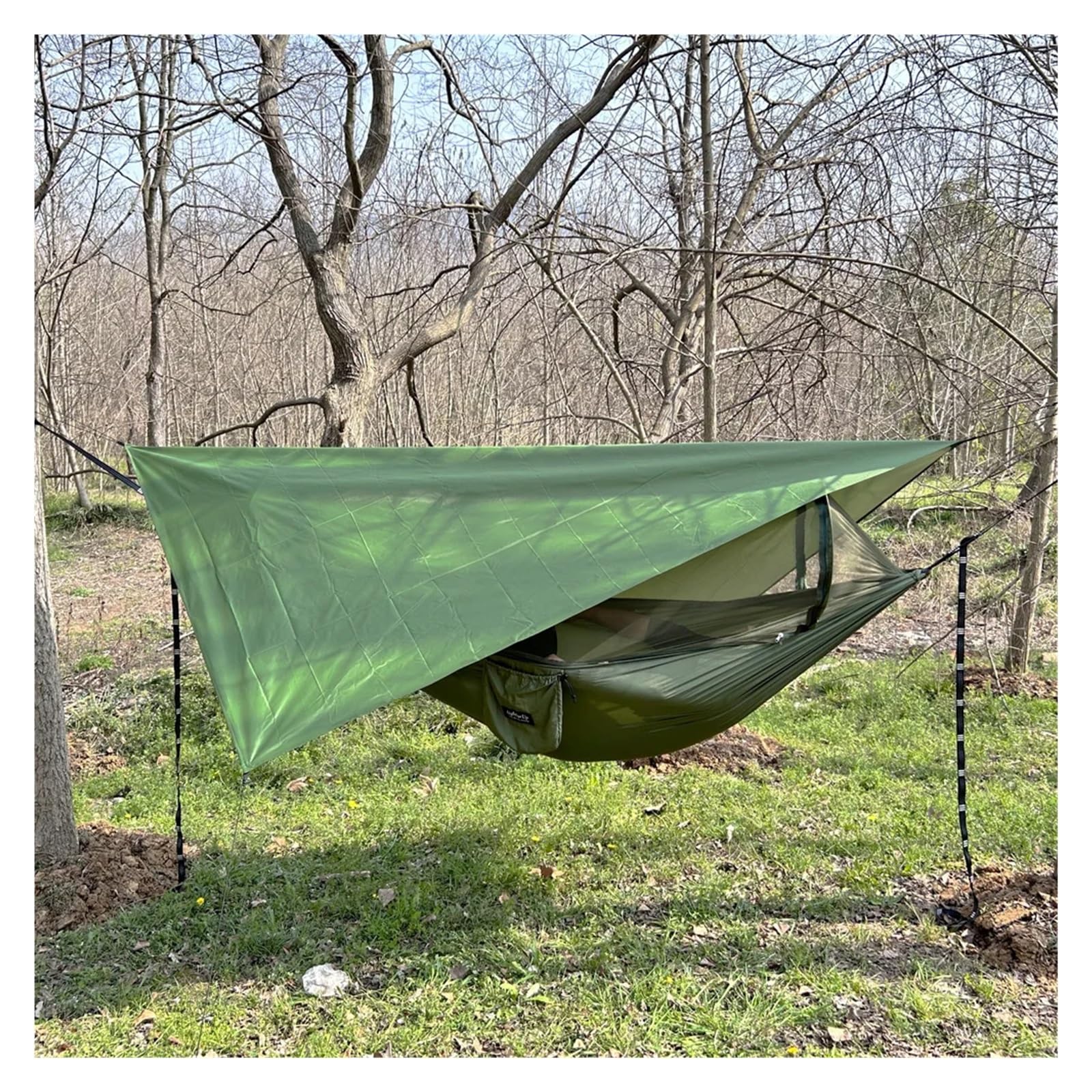 Hamac D‘ExtéRieur Tente de Camping en Tissu de Nylon Hamac en Filet extérieur Balançoire de Couchage 214 (Color : 01)