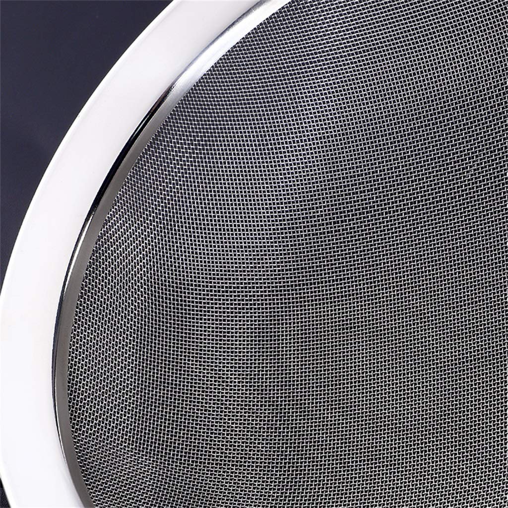 ZHANGXIAO Küchensieb, Rostfreier Stahl Feines Netz Multifunktions Mehlsieb Langen Griff Filtersieb (Größe : 14cm(5.51"))