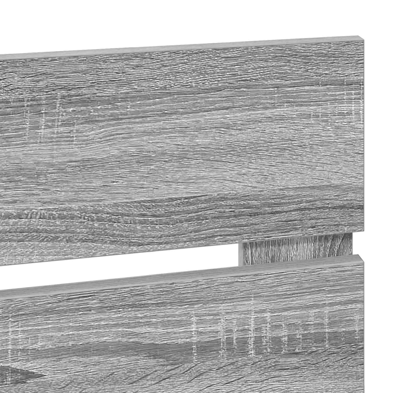Testiera moderna Sonoma grigia, 75 cm, realizzata in legno resistente, design sottile, facile da pulire, ideale per camere da letto e spazi aperti