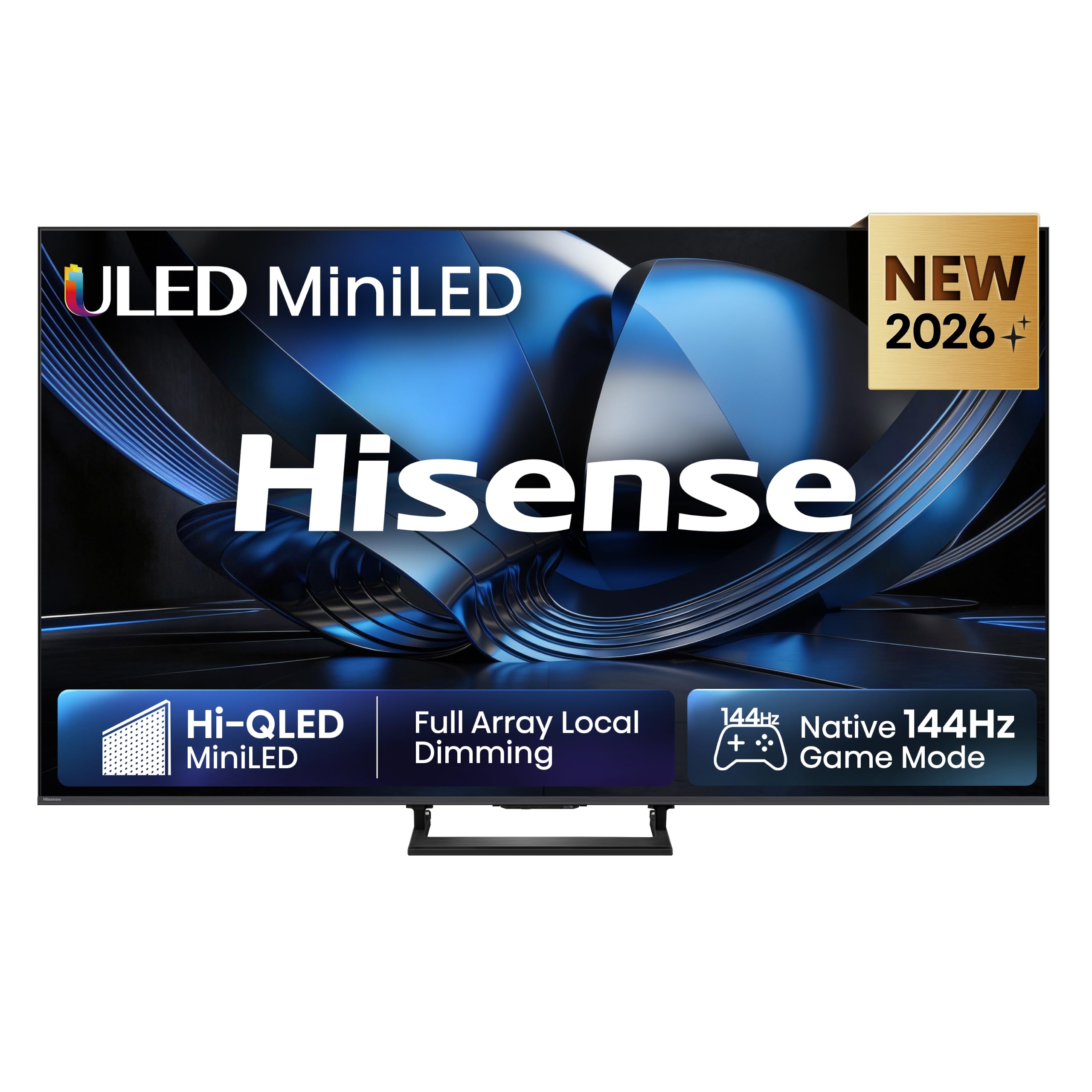 Hisense 65U7DSE Fernseher 65 Zoll, 4K UHD, Hi-QLED Mini LED, Smart TV, 144Hz, Hi-View AI Engine, IMAX Enhanced, AI Lichtsensor, Dolby Vision.Atmos, Tuned by DeVialet, FreeSync Premium Pro [2026]