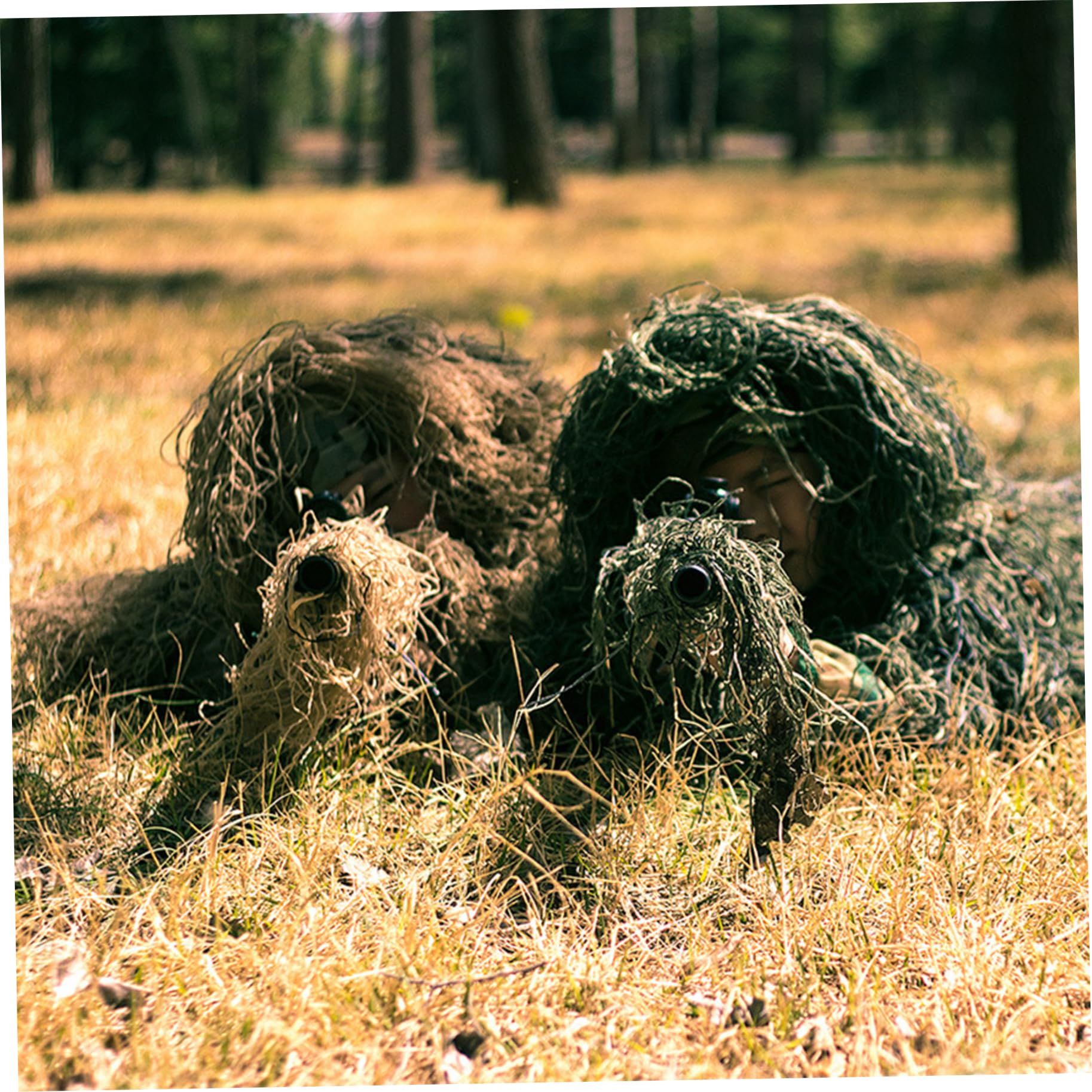 Costume Ghillie, 5 pièces/Ensemble, Costume de Gorille léger, Gilly Confortable, vêtements de Chasse Camouflage 3D, vêtements Chasse Camouflage, Ghillie Classique pour Enfants, Adultes