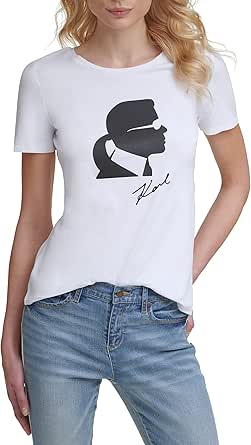 KARL LAGERFELD Camiseta De Cuello Redondo De Manga Dominican