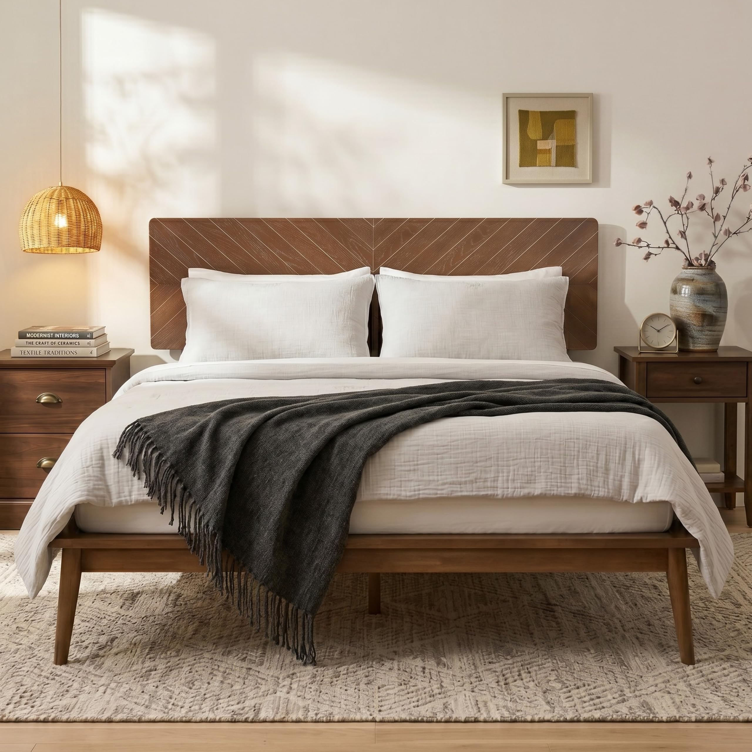 Loki Solid Wood Bed Frame