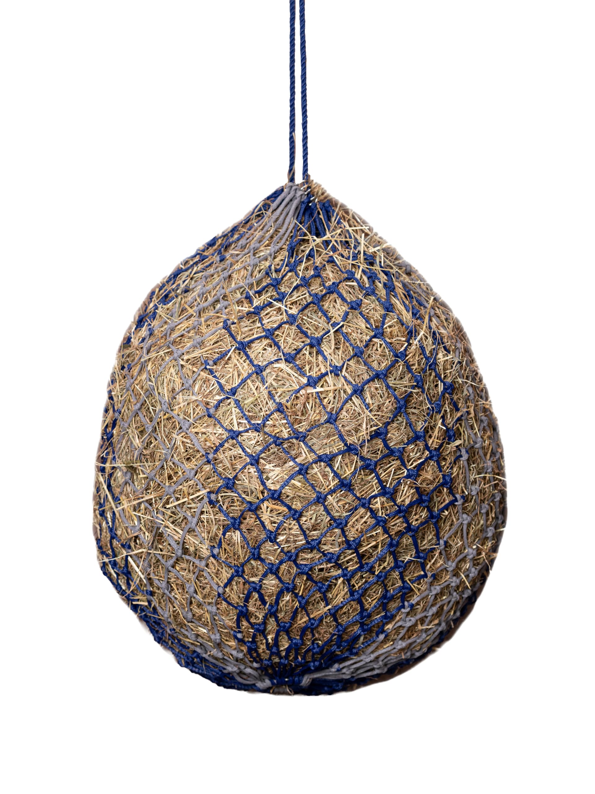LeMieux Hippo Hay Net Horse Greedy Feeder - Durable Long Lasting Yard Feeding Bag with Small Holes