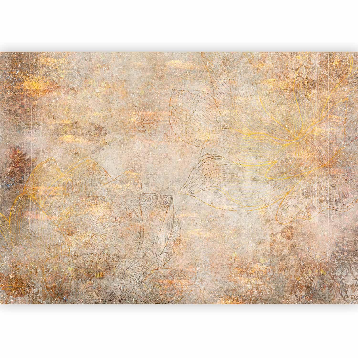 murando - Carta da Parati Adesiva Astratto 343x256 cm Fotomurali Adesivi Murali Rivestimento Parete Moderna per Pareti Adesiva Muro Decorativo Fotomurale Soggiorno Fiori Ornamento