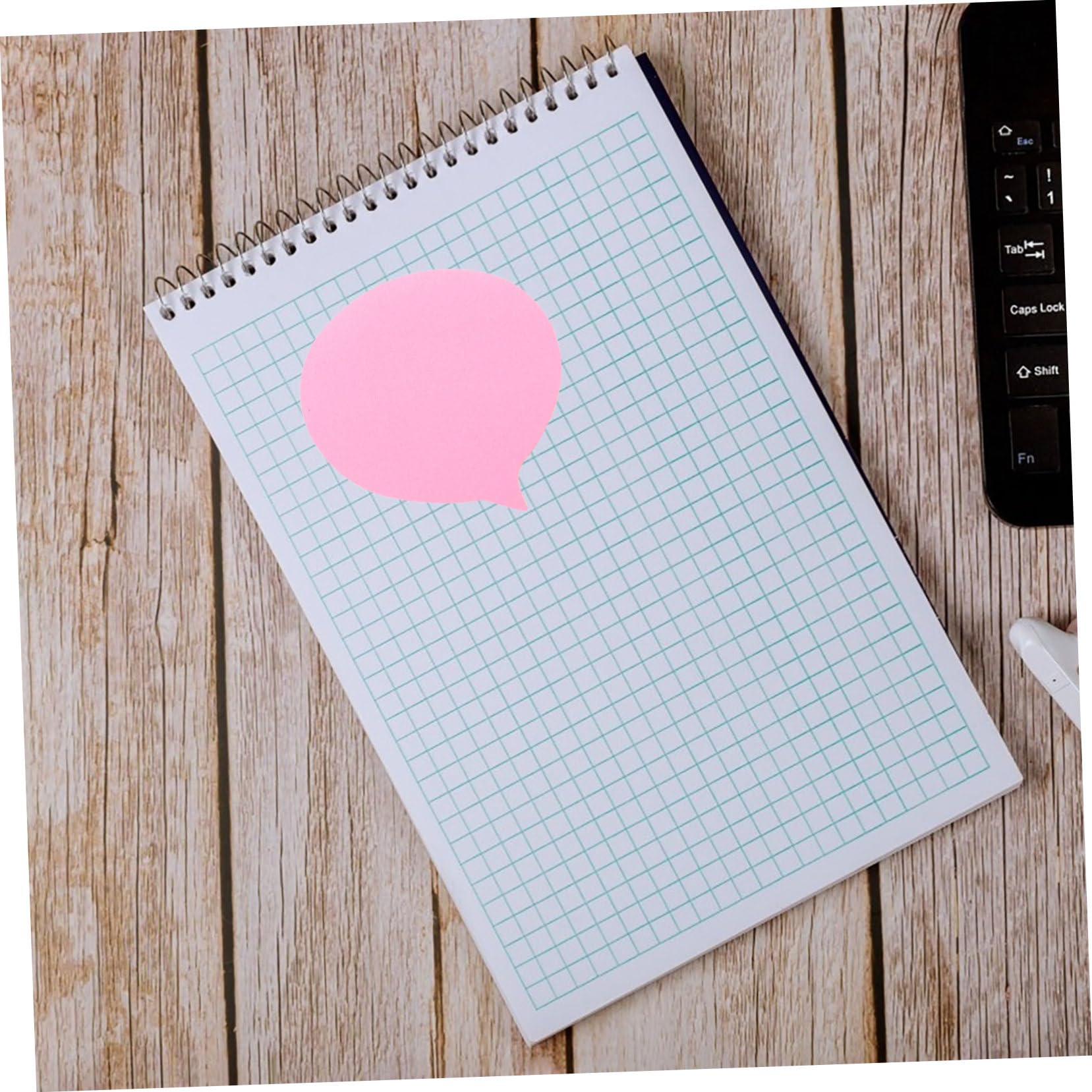 HOMSFOU 4 Pièces Notes Adhésifs Colorés Lot Mémos Pratiques avec Forte pour Maison