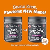 Vista 6 de Zesty Paws Vet Strength Mobility Bites - Masticables de apoyo para la cadera y las articulaciones para perros con glucosamina, condroitina, MSM