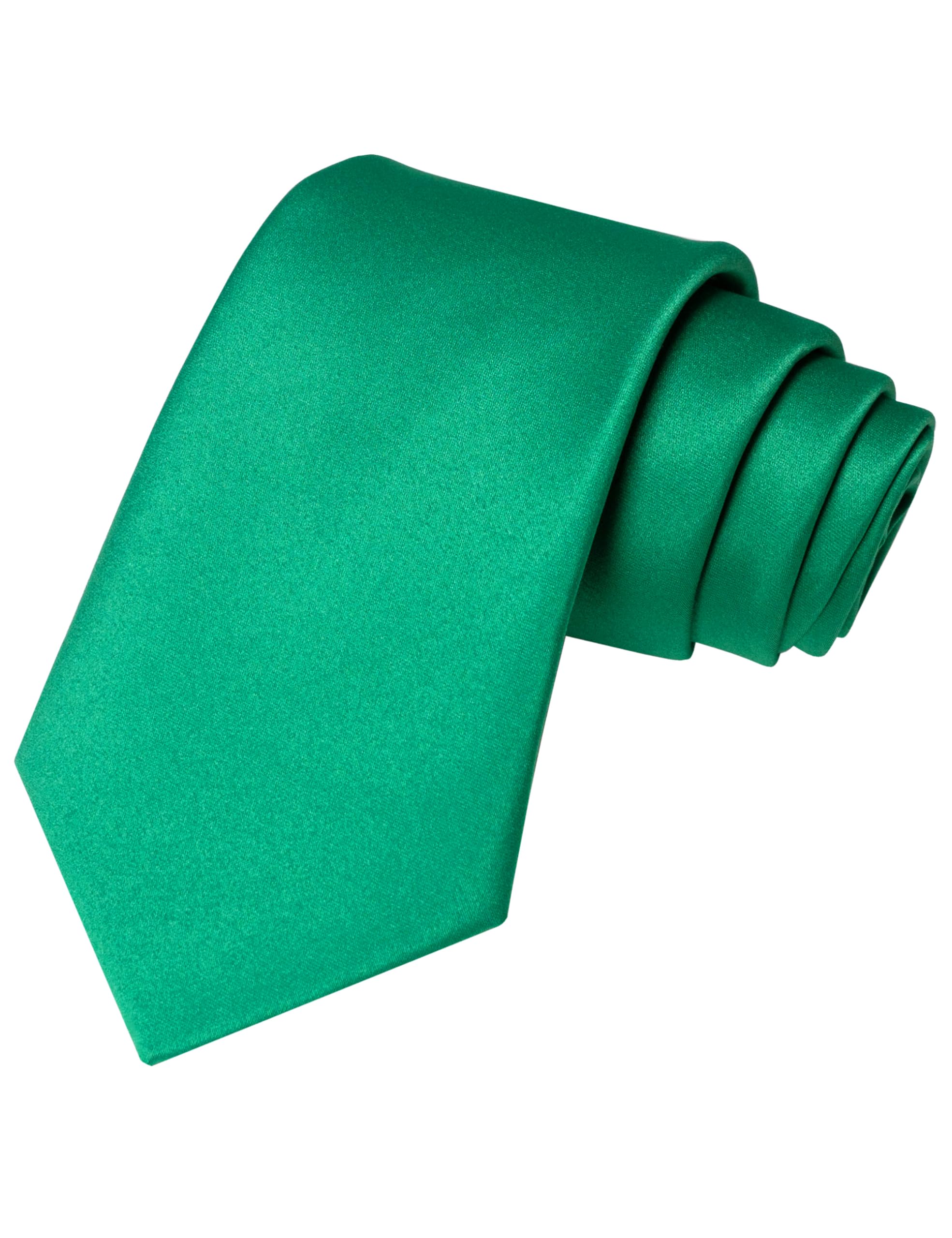 JEMYGINS Solid Color Tie Mens Necktie for Business and Wedding — view 42