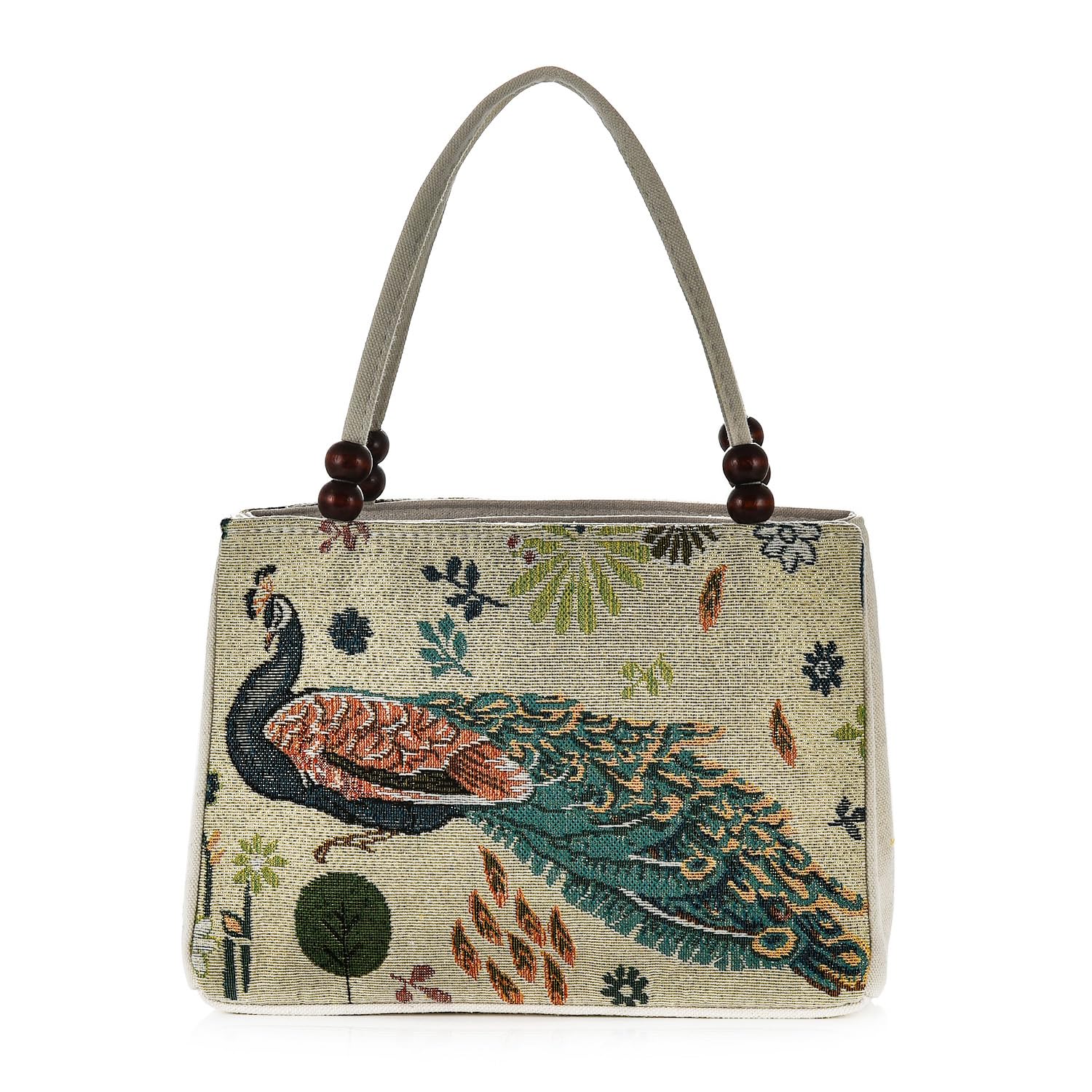 WNVWomen Retro Embroidery Satchel Handbag Boho Vintage Handmade Double-Sided Animal Ethnic Hobo Tote Purse Shoulder Handbags