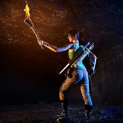 Miniatura 6 de Jecery 2 piezas de soporte de espada para la espalda, funda de espada Katana, bolsa de transporte de espada negra con correa de nailon, mini cintura