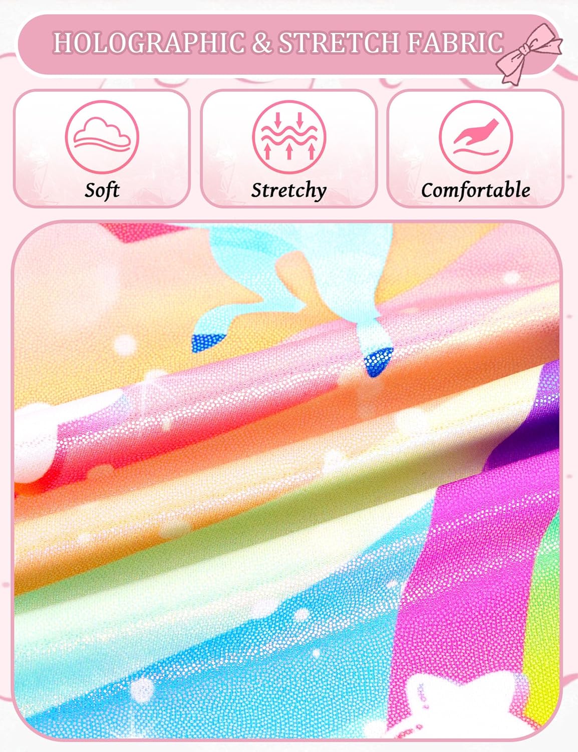 Snowheart Girls Gymnastics Leotards Crew Neck Shiny Tumble Bodysuits Sleeveless Tank Gym Leos with Skirts for Kids Class - Image 7