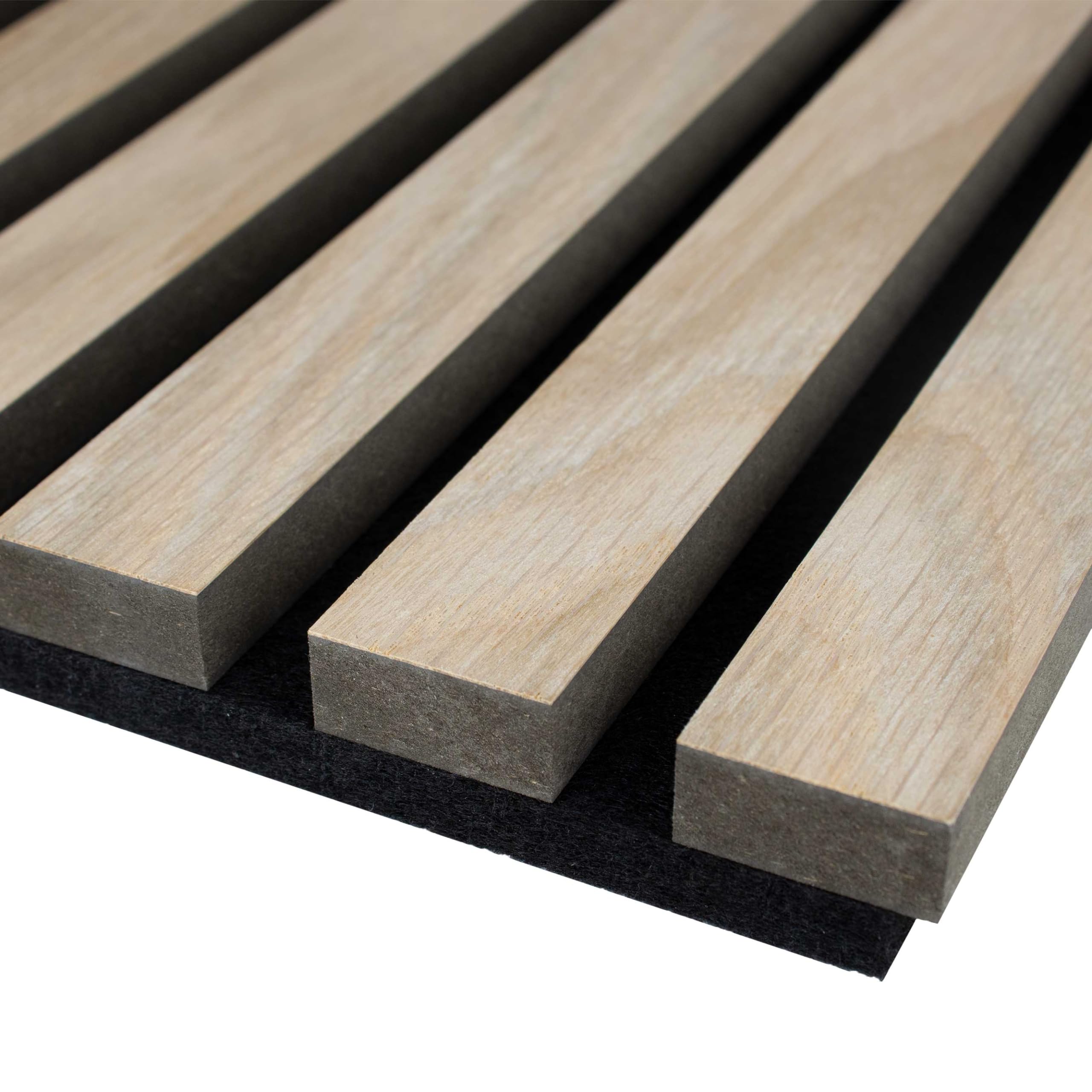PROVISTON Pannelli acustici in legno 3D da parete in rovere naturale, 120 x 60 cm, 18 mm, pannelli in legno MDF su feltro fonoassorbente, decorazione da parete per soggiorno, camera da letto, cucina