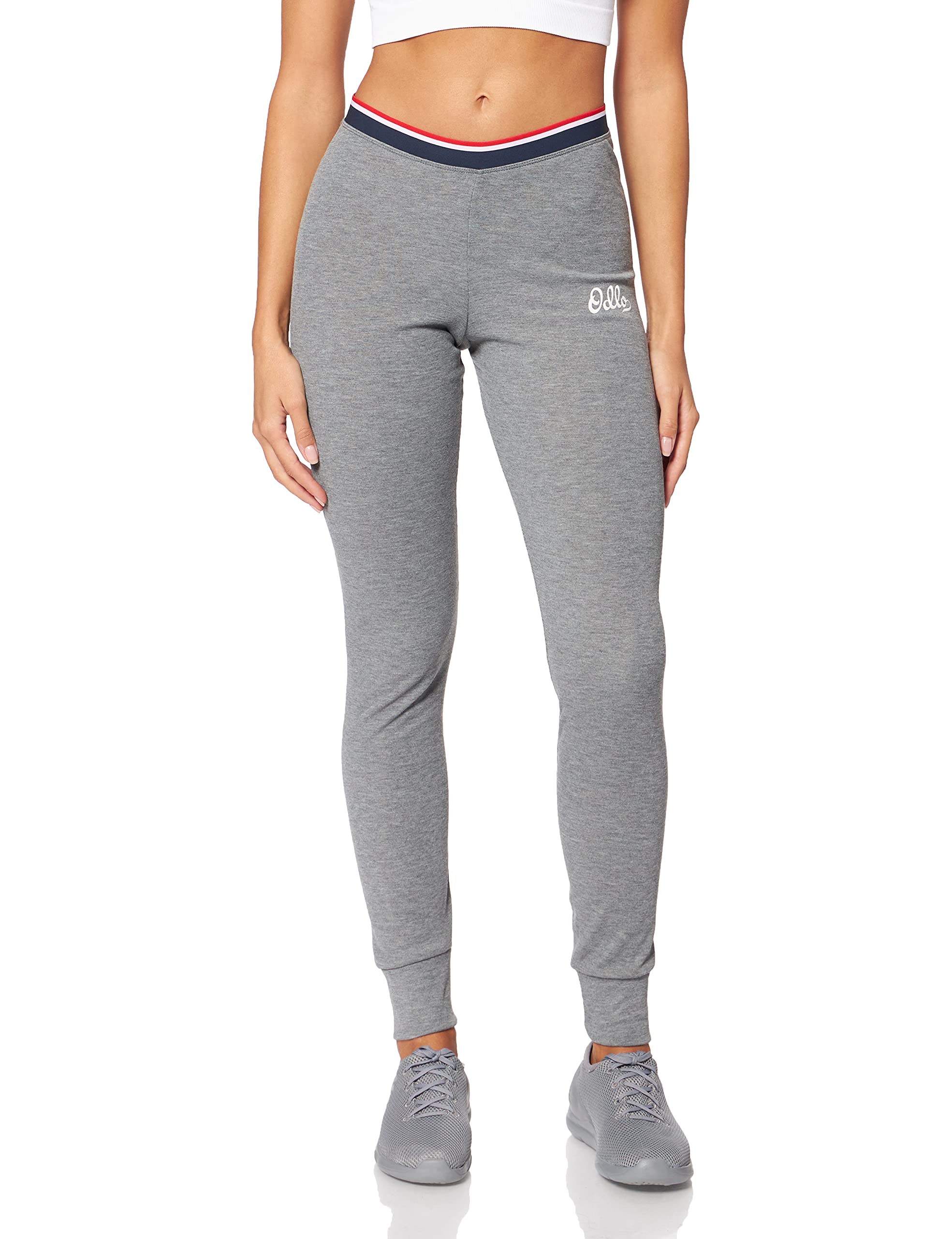 Odlo Women Functional Underwear Long Pants ACTIVE WARM ORIGINALS ECO, odlo steel grey melange, S