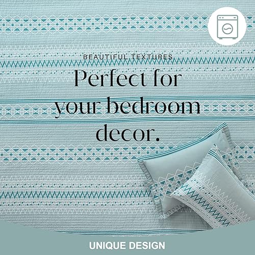 Vista 65 de Y-PLWOMEN Edredón tamaño King, 100% algodón, ligero y suave, juego de colcha reversible de retazos, juego de ropa de cama floral amarillo gris