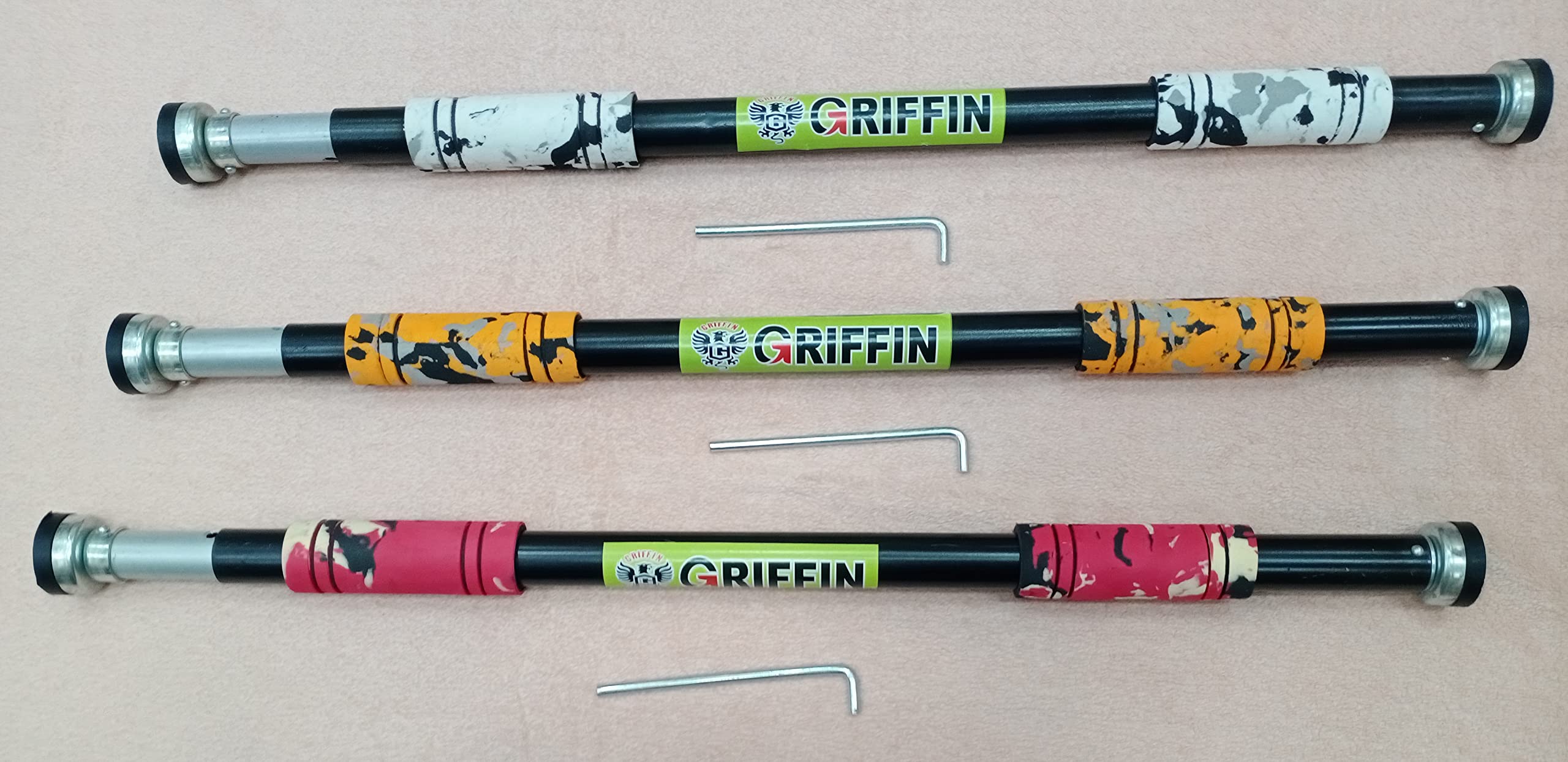 GRIFFIN Adjustable Door Bar for Home and Gym Upper Body Strength Training Abs Workout Muscles Building Adjustable Home Gym Door Bar with Non Slip Foam Grip (B09D8HZLXF) Amazon Price History, Amazon Price Tracker