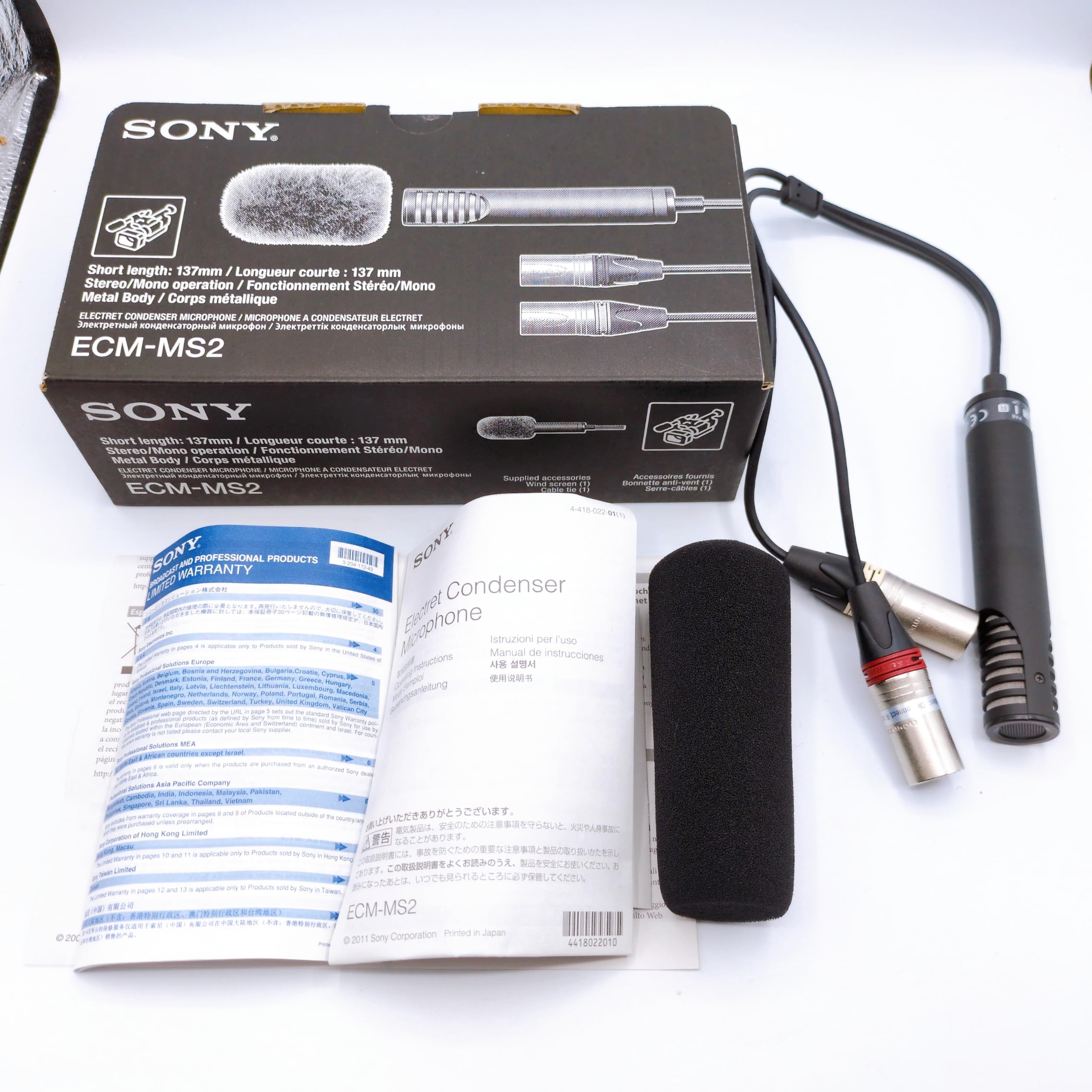 Amazon | ソニー エレクトレットコンデンサーマイクロホン ECM-MS2