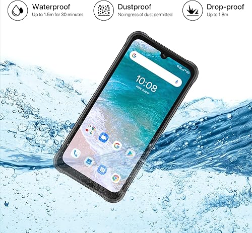 Miniatura 3 de UMIDIGI Bison PRO - Teléfonos inteligentes desbloqueados resistentes, 4 GB+128 GB Android 11 IP68IP69K, impermeable, a prueba de golpes, teléfono
