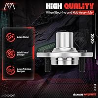 Vista 2 de MAYASAF 40202-AX000 - Conjunto de cubo de rueda delantera para Nissan 2012-2021 Versa, 2018-2021 Kicks, Versa Note 2014-2019, 1.6L