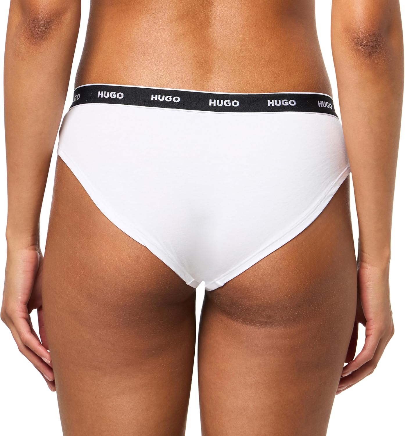 HUGO Women's Contrast Logo Cotton Stretch Brief - Image 2