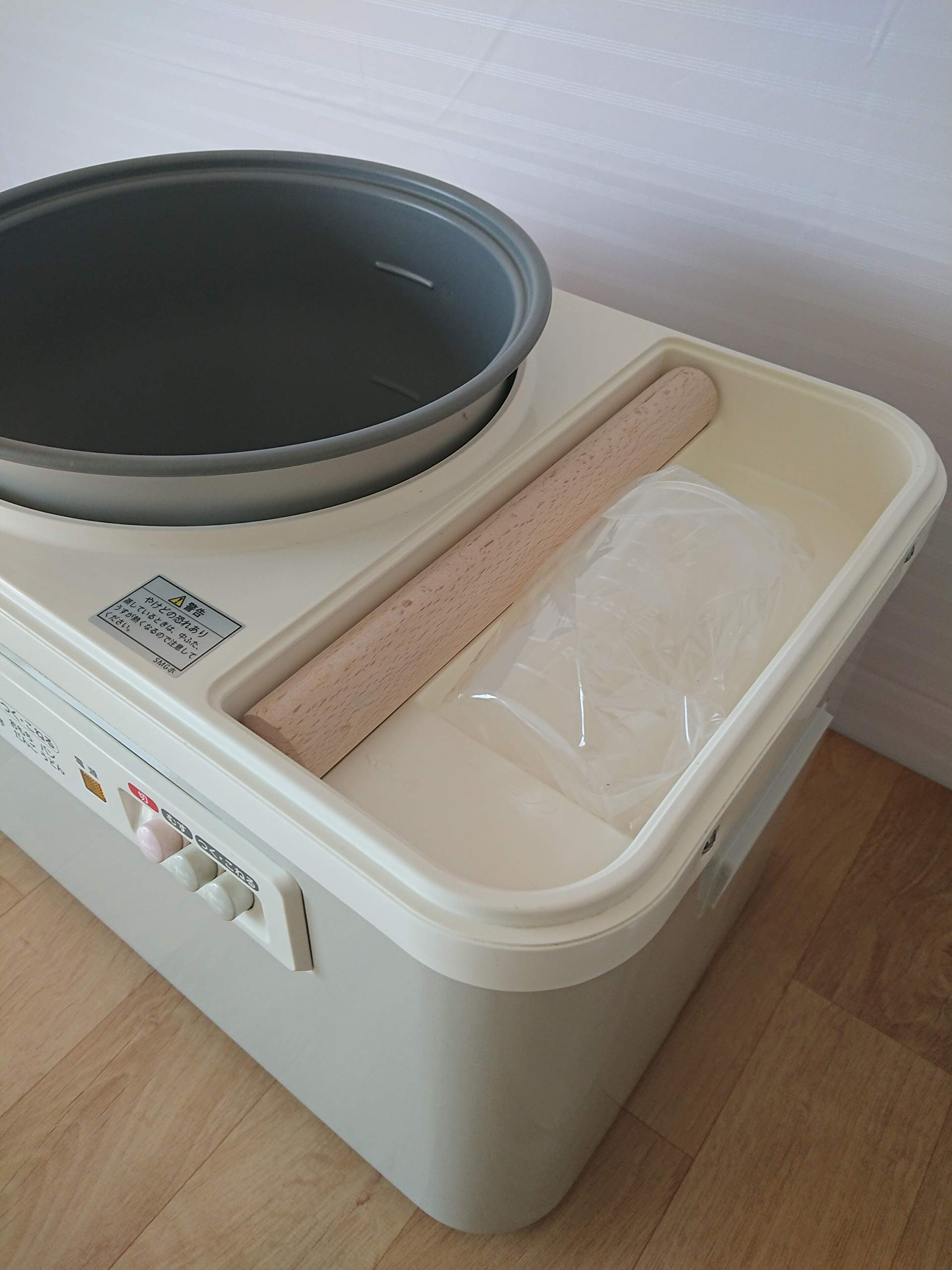 Amazon | タイガー 餅つき機 「力じまん」 二升 グレイッシュベージュ  