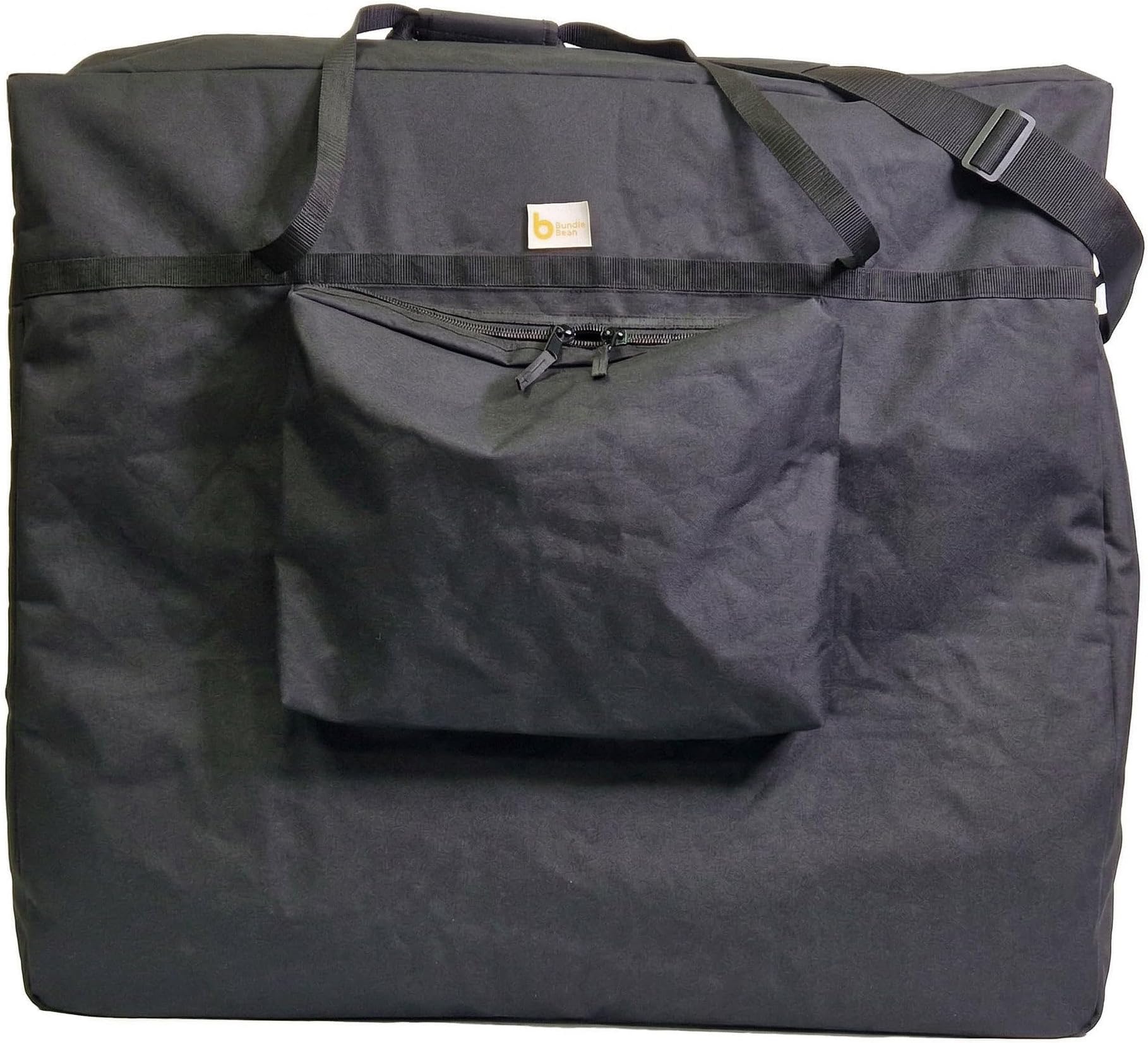 BundleBean - Wheelchair Storage Bag (90cm x 30cm x 75cm), Protective and Padded Flight Bag, Storage Pockets for Footrests & Arm Rests, Hard Wearing, Lockable, Perfect for Air Travel