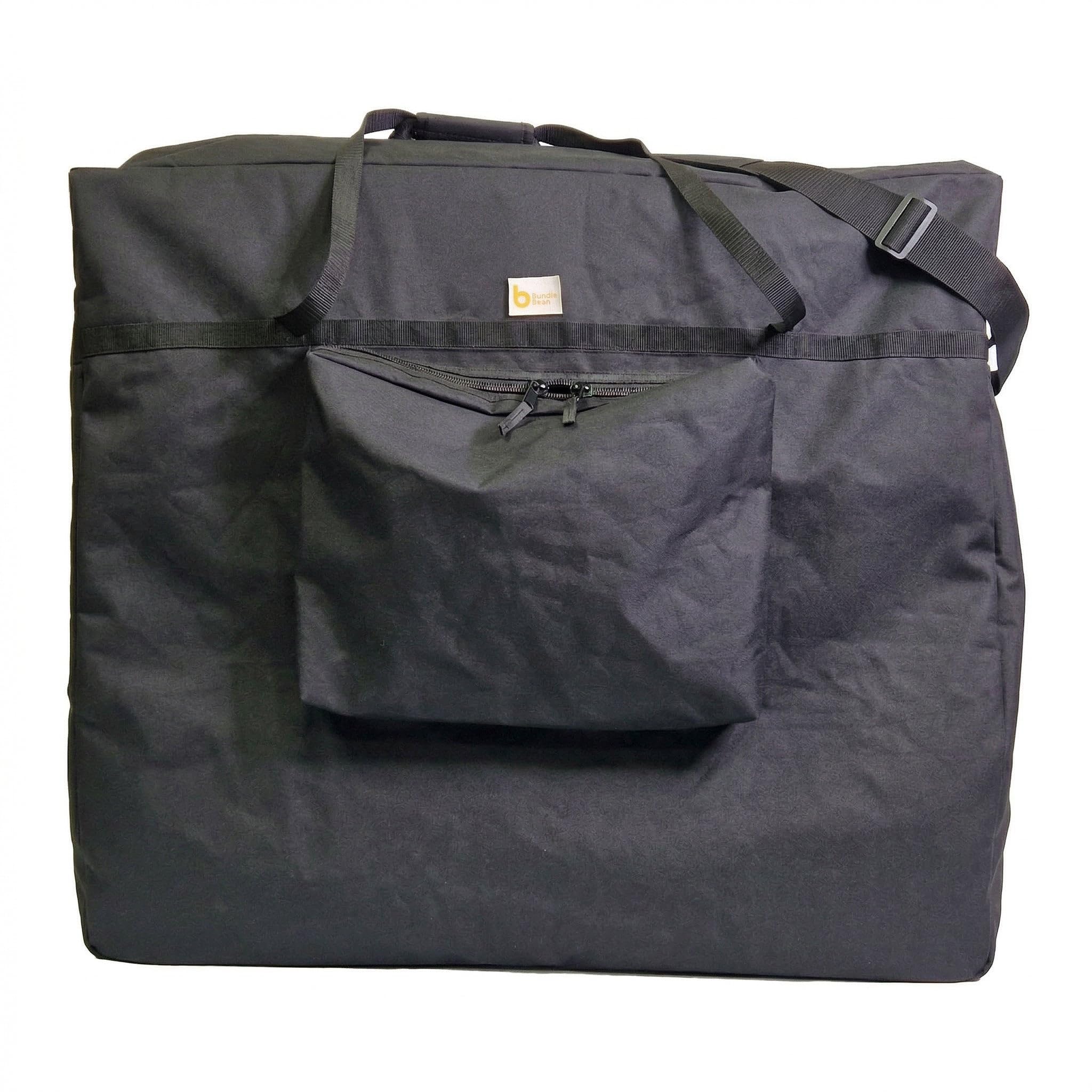 BundleBean - Wheelchair Storage Bag (90cm x 30cm x 75cm), Protective and Padded Flight Bag, Storage Pockets for Footrests & Arm Rests, Hard Wearing, Lockable, Perfect for Air Travel