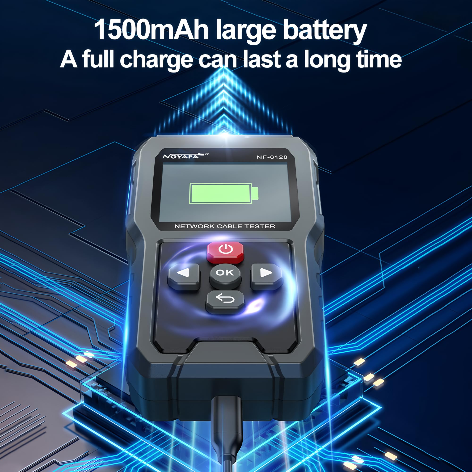 NF-8128 charging with 1500mAh battery