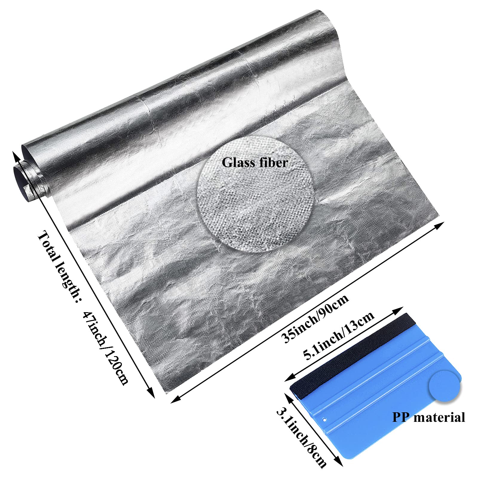 Adhesive Aluminum Foil Heat Shield Tape 7 In W X 66ft L Radiant Barrier 1 Pack High Temp Protection Bsa0422c095 - Foto 6