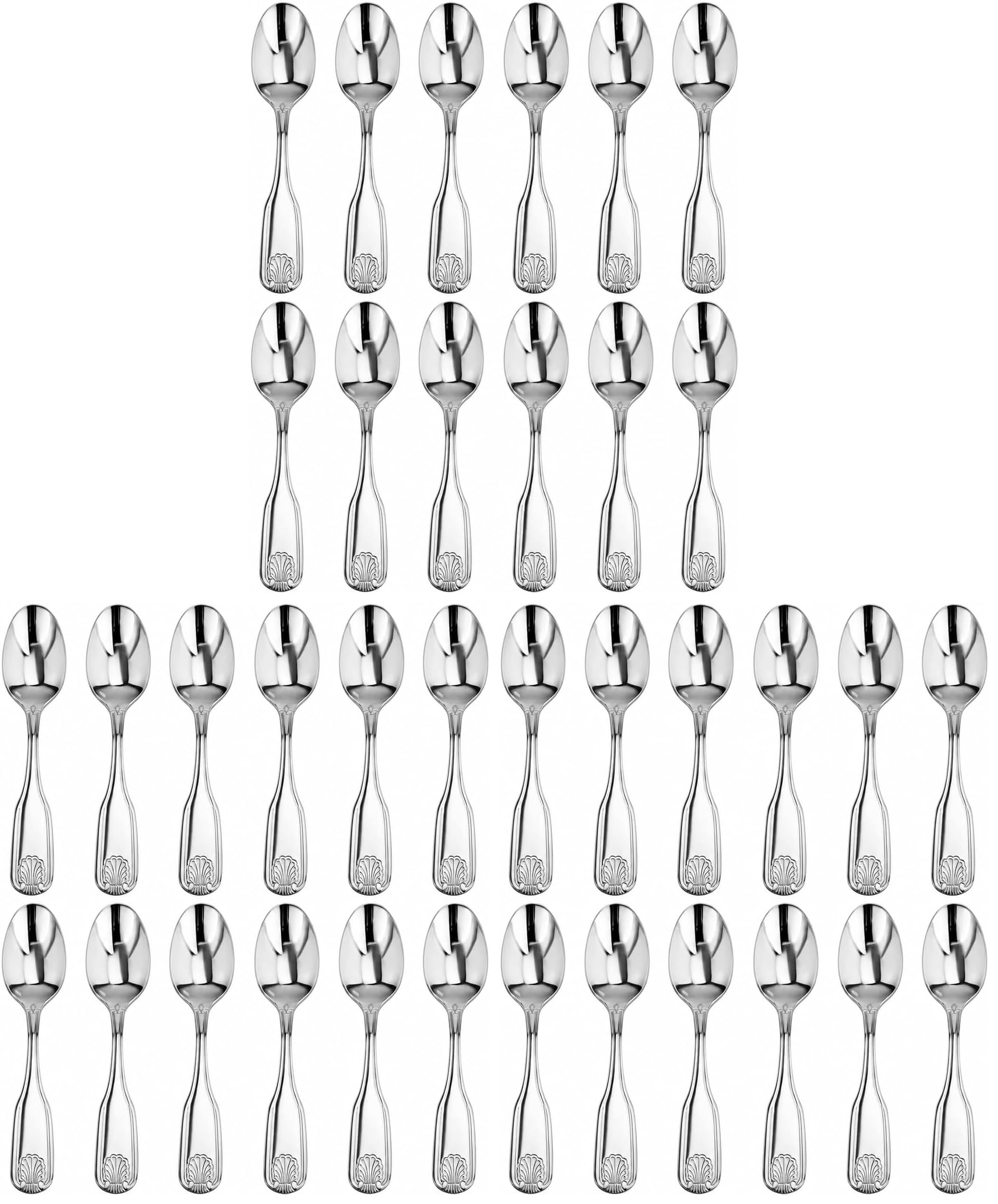 New Star Foodservice Shell Pattern 18/0 Stainless Steel Dinner Fork, 7.7-Inch, Set of 12, Commercial Grade — Amazon image 14
