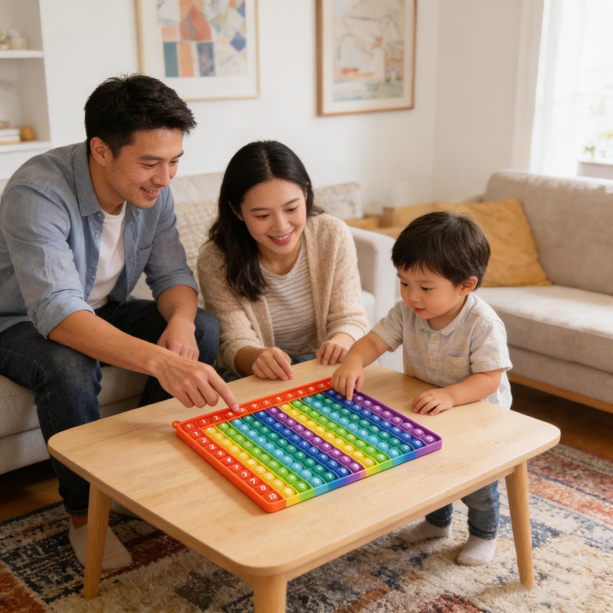 Times Table 12x12 Math Fidget Toy, Multiplication Learning Tool - Image 3