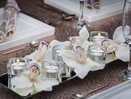 Miniatura 7 de Bolsius. Velas sin perfume de 6 horas de duración. Para bodas y fiestas. 100por bolsa (Color blanco)