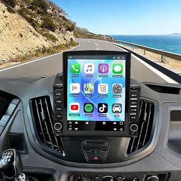 9.7 Android 13.0 Car Radio Stereo for Ford Transit Connect 2013 2014 2015 2016 2017 2018 2019,for Ford Transit Custom 2014-2019 Touchscreen Radio with Carplay & Android Auto Support BT[2+32G]