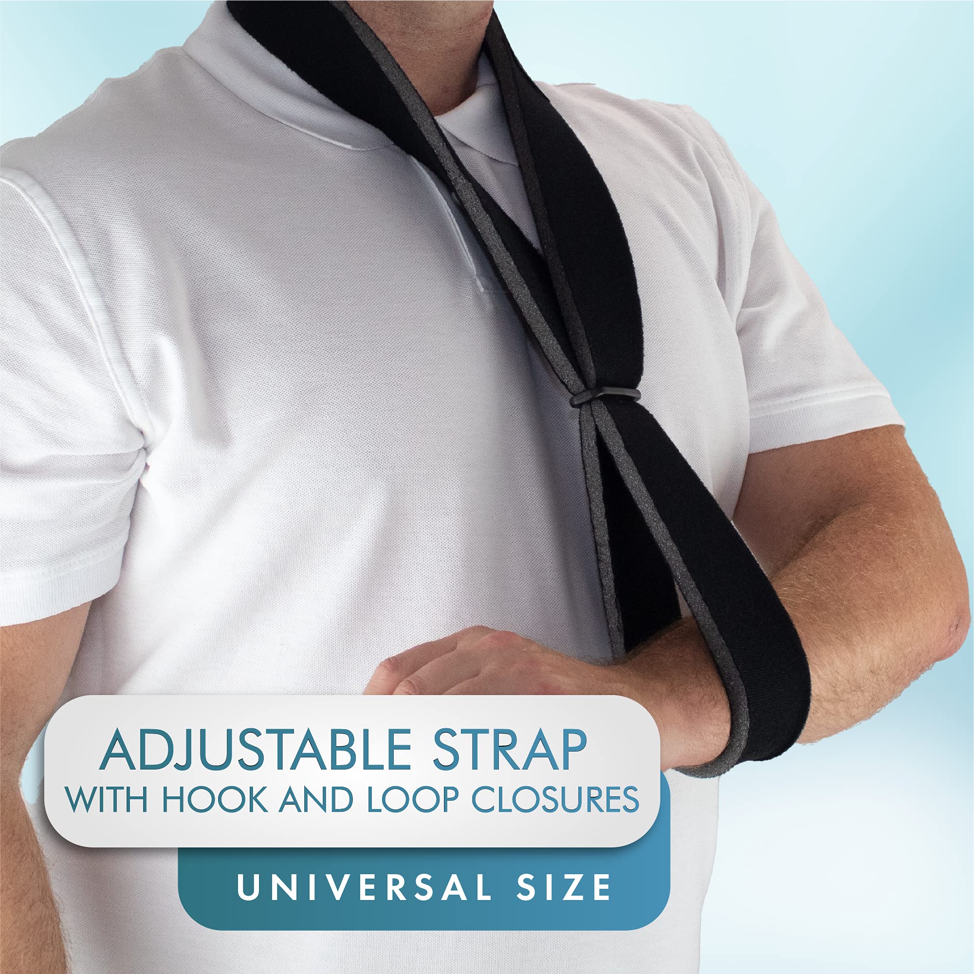 Actesso Foam Arm Sling Shoulder Support Collar and Cuff Sling for