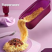 Vista 3 de Tupperware Microondas Pasta Master 1,9 L Olla de Pasta Púrpura I57