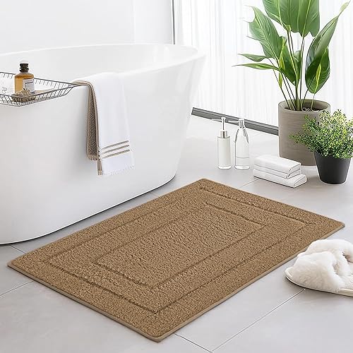 Miniatura 157 de GRANNY SAYS Alfombras de baño de microfibra antideslizantes, lavables, absorbentes de agua, tapetes de baño suaves para suelo de baño y ducha