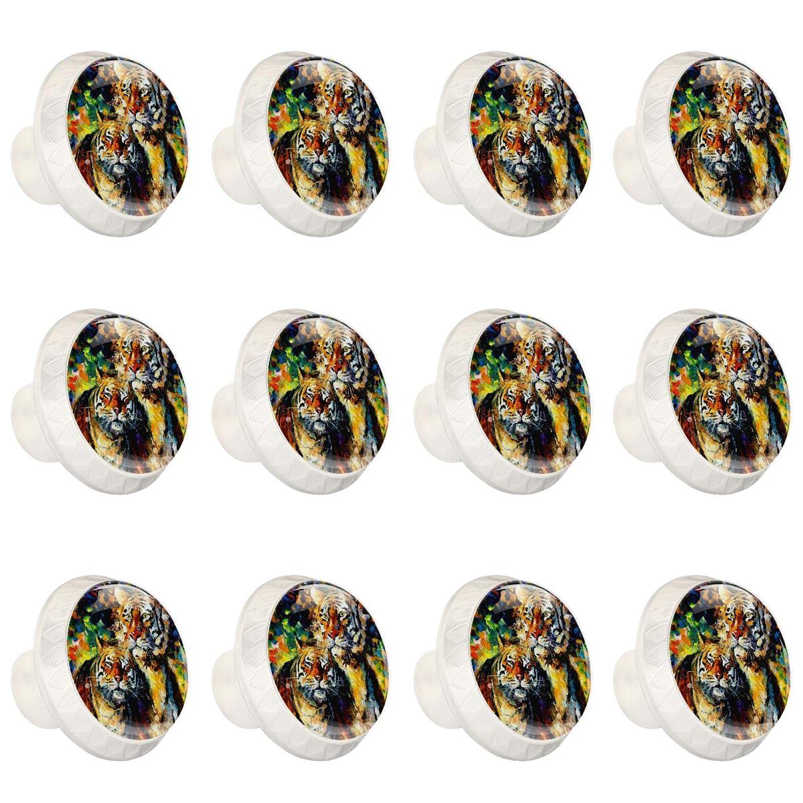 Boutons décoratifs ronds Lion pour armoire et tiroirs de placard de cuisine