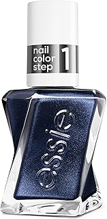 essie gel couture, Long-Lasting Nail Polish, Liquid Diamonds, Blue Pearl Blue Nail Polish, Ice Ice Navy, 0.46 fl oz