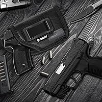 Vista 5 de 2 Pack IWB Holster with Laser Sight, Concealed Carry Gun Holster for Women/Men, ECO Leather Concealment Inside Waistband Holsters Fits Most Midsize