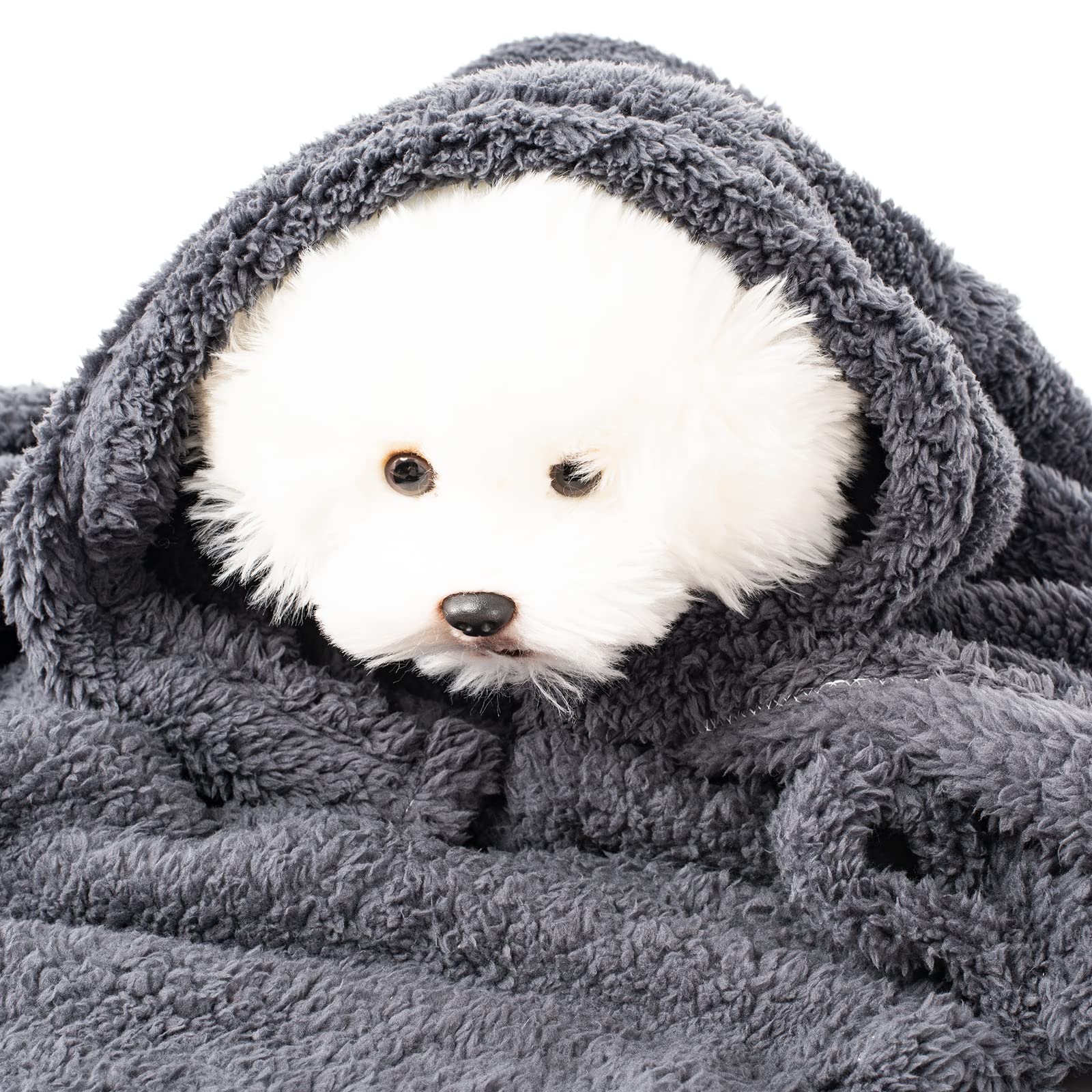 2 mantas, manta para perro, gato, manta de forro polar suave y cálido para mascotas para perros o gatos medianos y grandes, mantas peludas de felpa para cama, sofá, viajes (60 x 40 pulgadas, paquete
