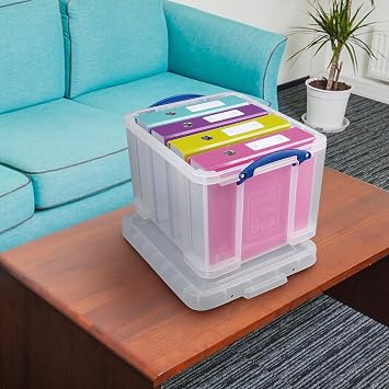 Really Useful Box 32 Liter Storage Container, 12 Pack
