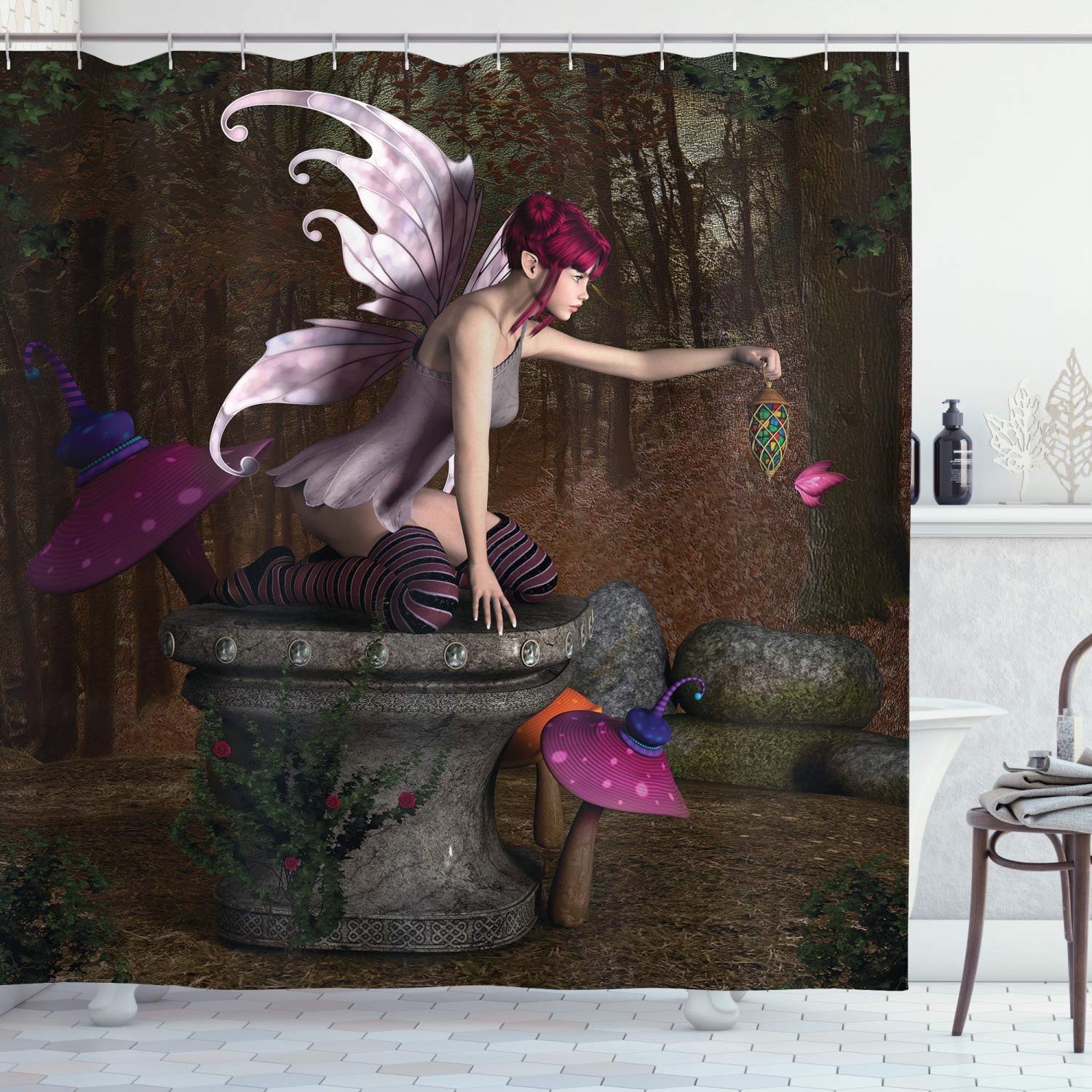 Fairy Shower Curtains Curtains & Drapes