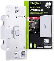 Vista 1 de Enbrighten Z-Wave - Interruptor de luz inteligente con QuickFit y SimpleWire, listo para 3 vías, compatible con Google Assistant, requiere ZWave