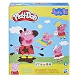 Play-Doh Peppa Pig Stylin' Set, Peppa Pig Playset with 9 Cans and 11 Tools, Peppa Pig Toys for 3 Year Old Girls and Boys and Up