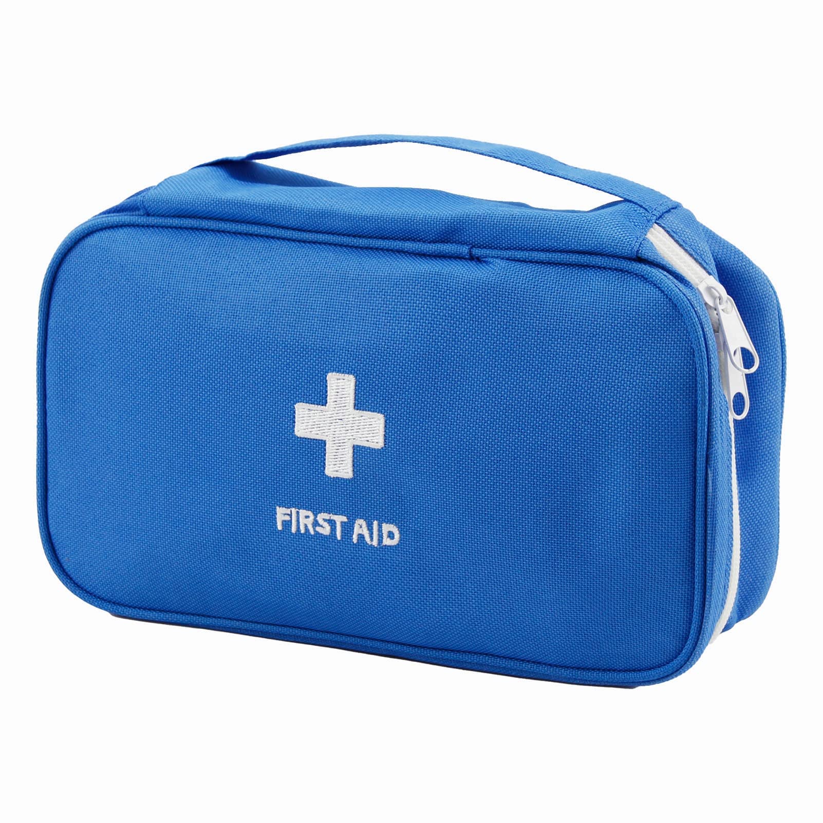 First Aid Bag - First Aid Kit Bag Empty for Home Outdoor Travel Camping Hiking, Mini Empty Medical Storage Bag Portable Pouch (Blue)