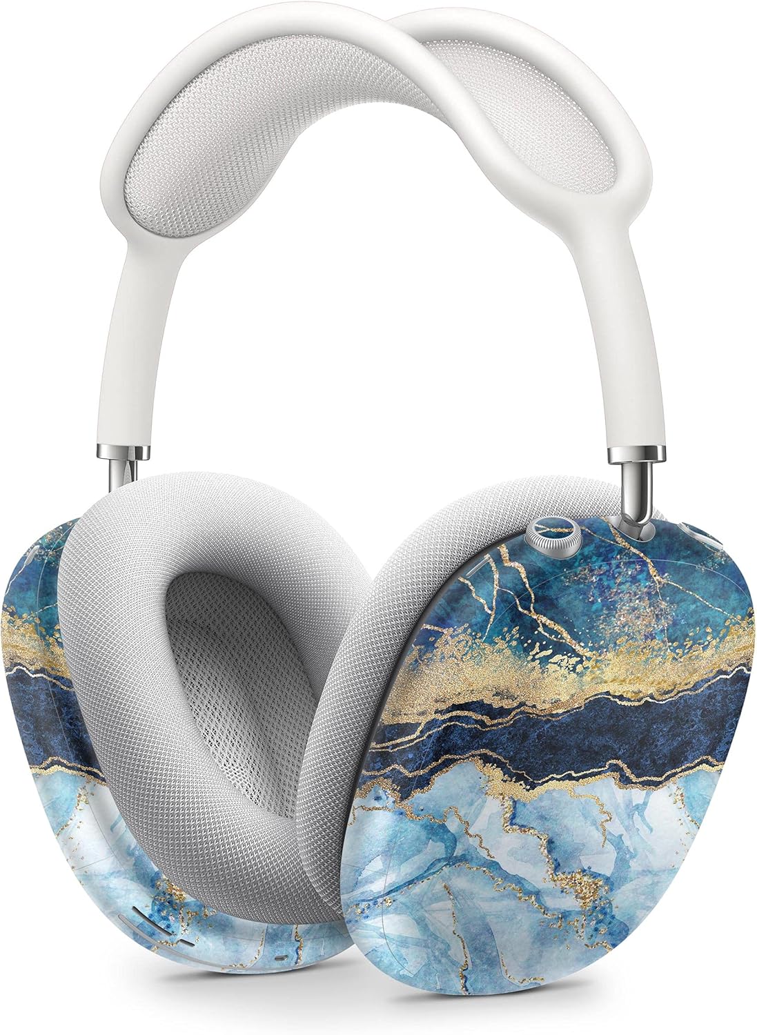 Design Skinz Foiled Marble Agate Skin Decorative Vinyl Case Cover Decal Full-Body Wrap Kit Compatible with Apple AirPods Pro Max Bluetooth Wireless Headphones