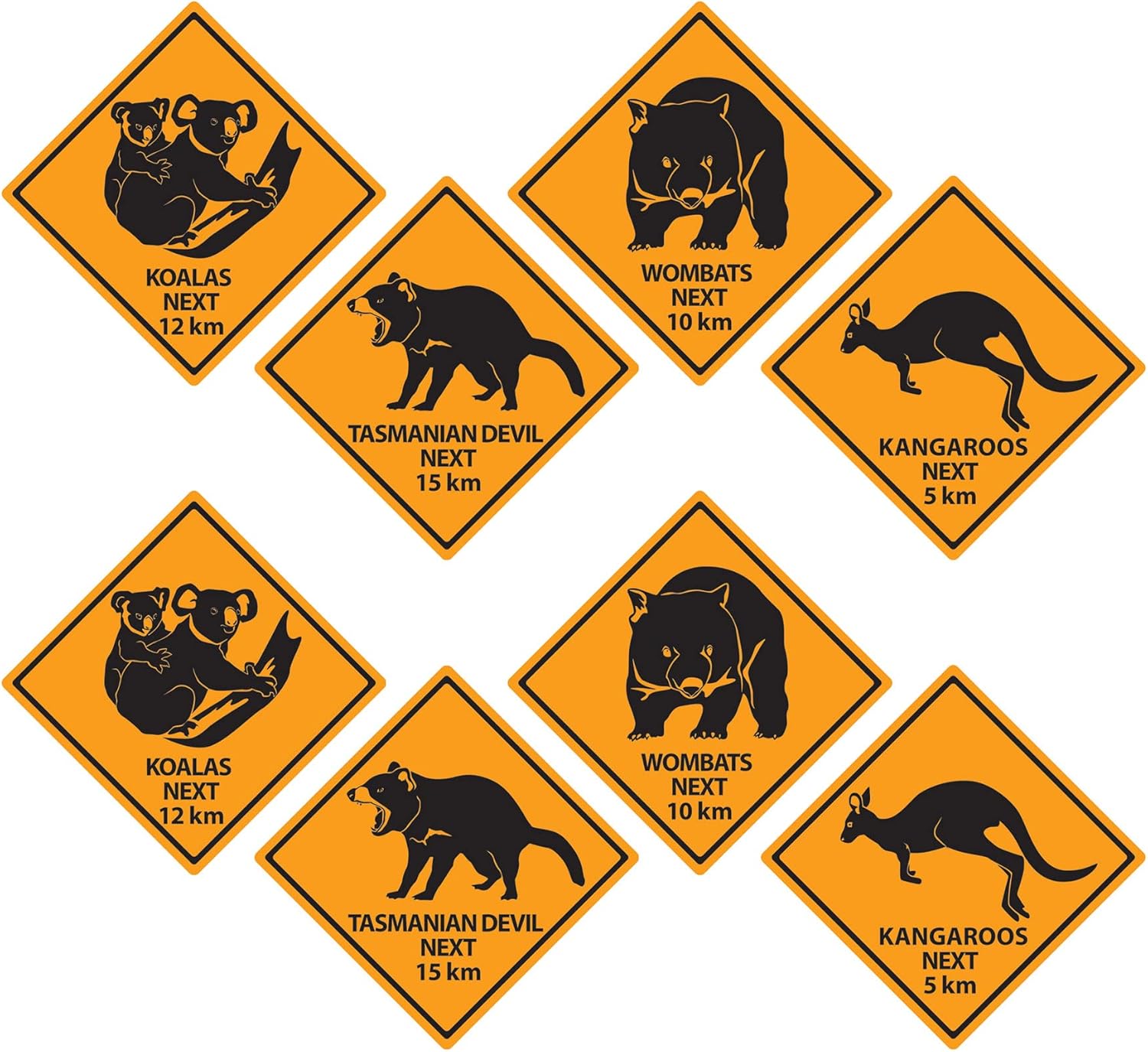 Beistle 12 Piece Australian Paper Cut Outs Wall Décor Australia Day G’Day Mate Aussie Party Supplies, 12.25” x 19.75”, Multicolored
