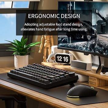 Newmen GM326 Gaming Keyboard Mechanical Keyboard Cable 75 Percent USB C
