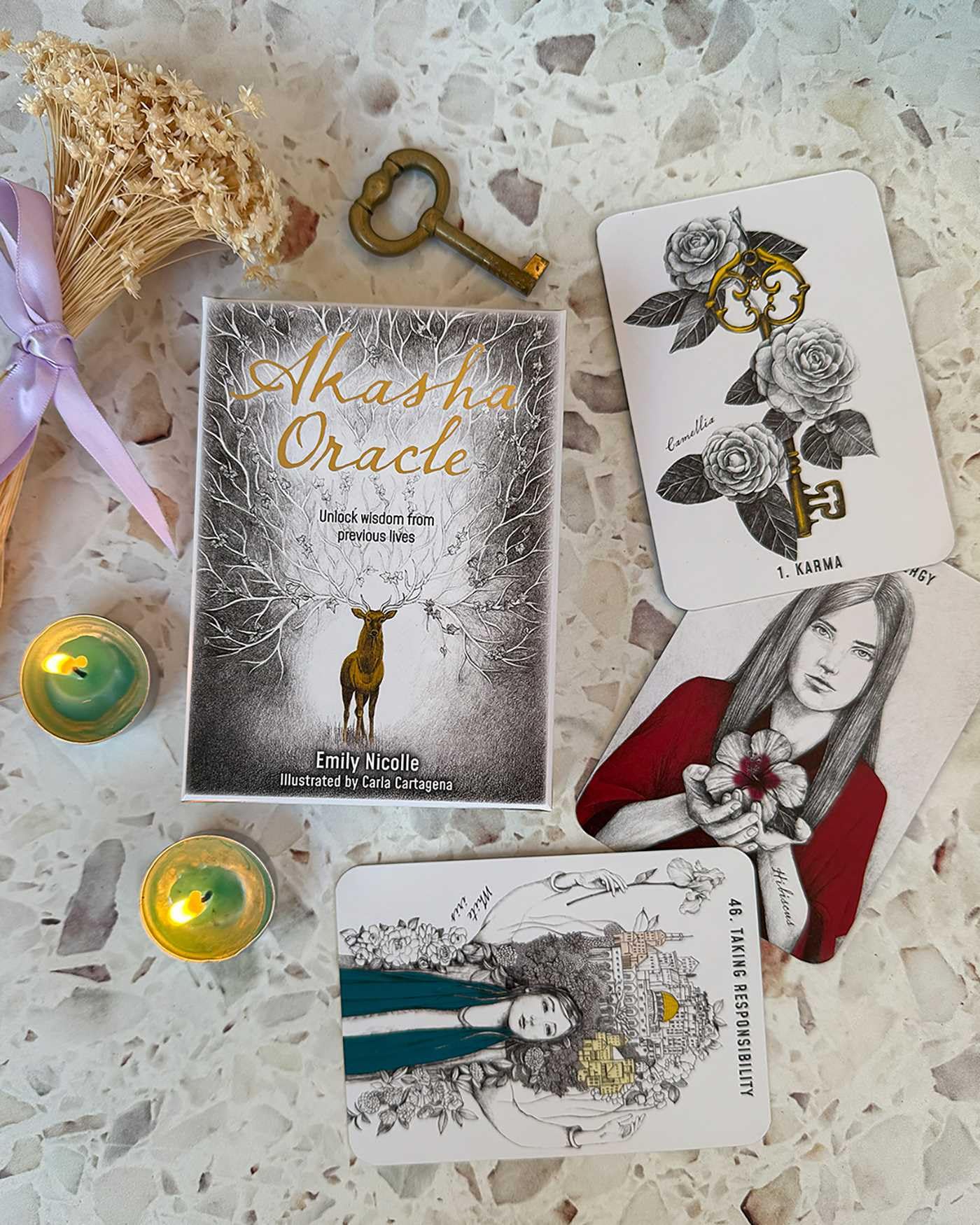 Akasha Oracle: Unlock wisdom from previous lives (Rockpool Oracle)