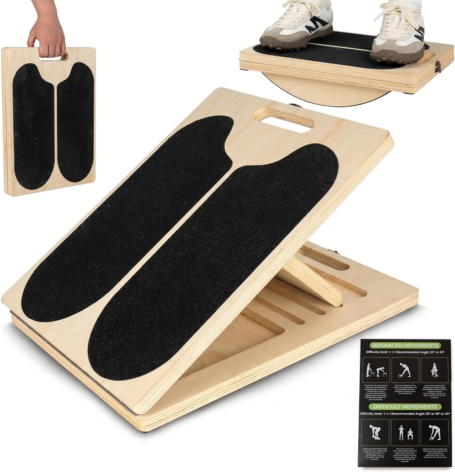 Tabla de Equilibrio 2 en 1 para Ejercicio, 500 lb de Capacidad miniatura 1